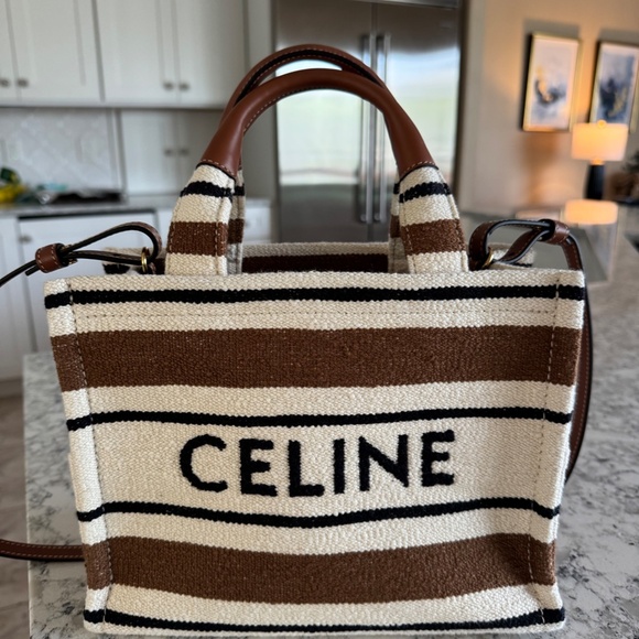 CELINE Cabas Thais Small Jacquard Tote - Picture 5 of 10